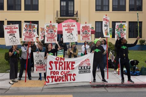 Oakland teachers strike Day 4: OEA holds news conference